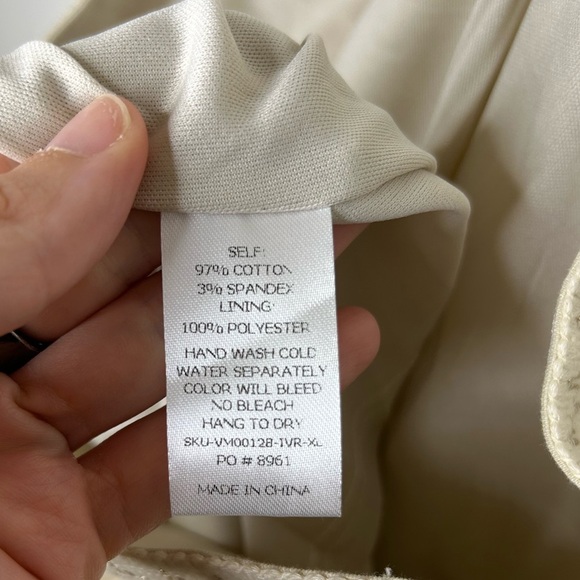 NWT 12th Tribe Haven Ivory Fringe Cutout Mini Dress - Picture 10 of 10